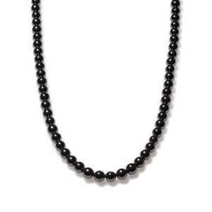 Elegant Vintage 26” Hematite Beaded Necklace